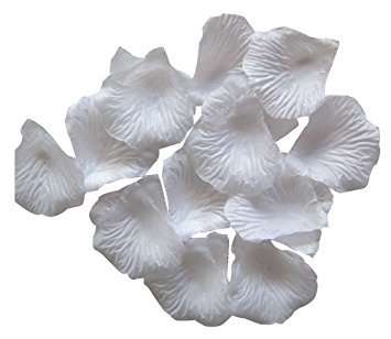 100 SILKY ROSE PETALS - TABLE CONFETTI