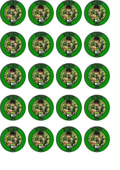 20 EDIBLE CUP CAKE TOPPERS/ ICING SHEETS