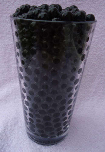 1 LITRE BLACK CRYSTAL WATER BEADS