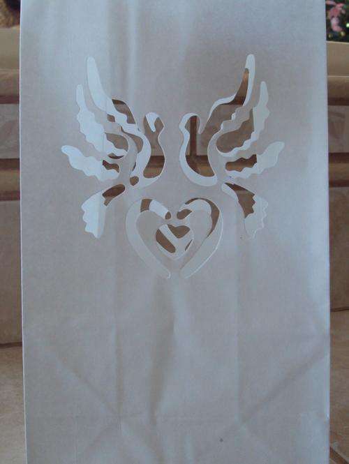 Pack of 10  Paper Candle Lantern bags