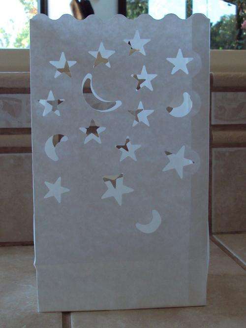 Pack of 10  Paper Candle Lantern bags