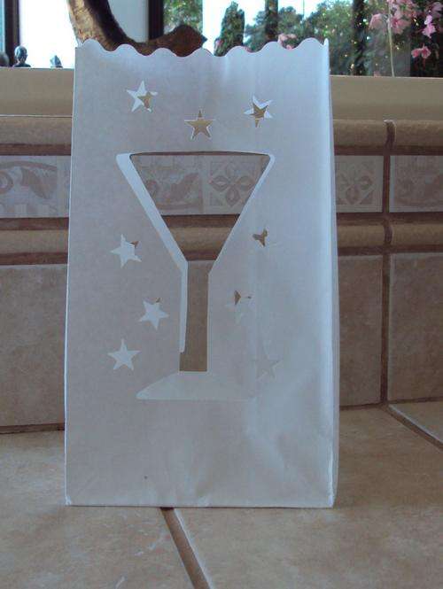 Pack of 10  Paper Candle Lantern bags