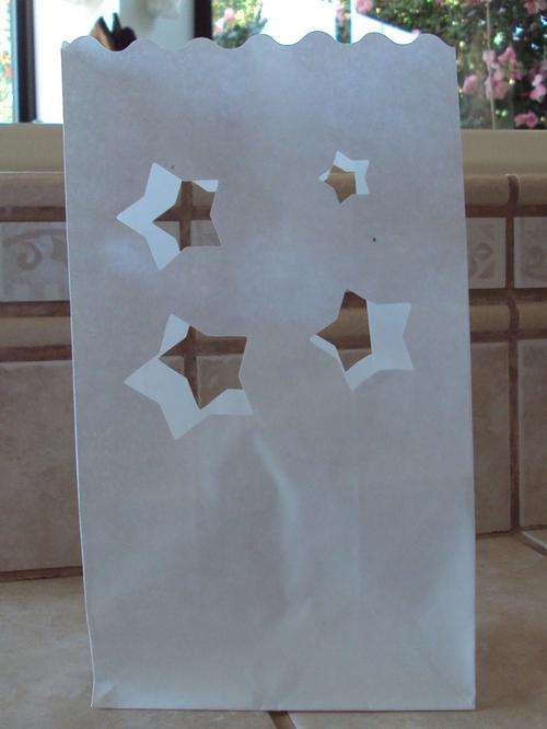 Pack of 10  Paper Candle Lantern bags