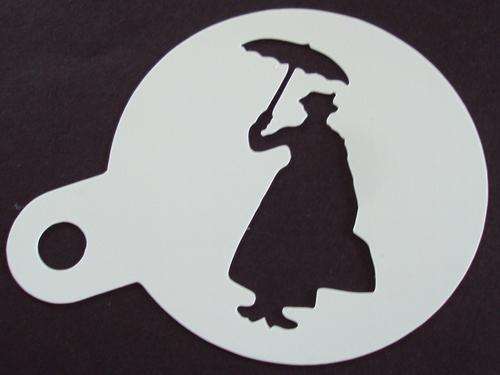COFFEE OR CUPCAKE STENCIL