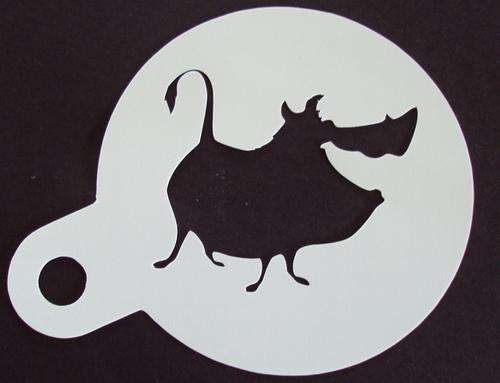 COFFEE OR CUPCAKE STENCIL