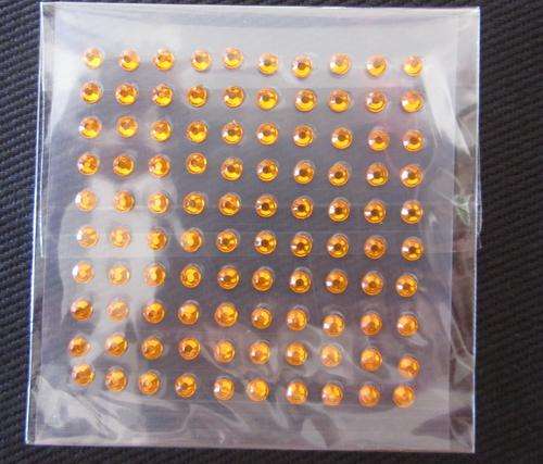 Gem Stickers- Orange