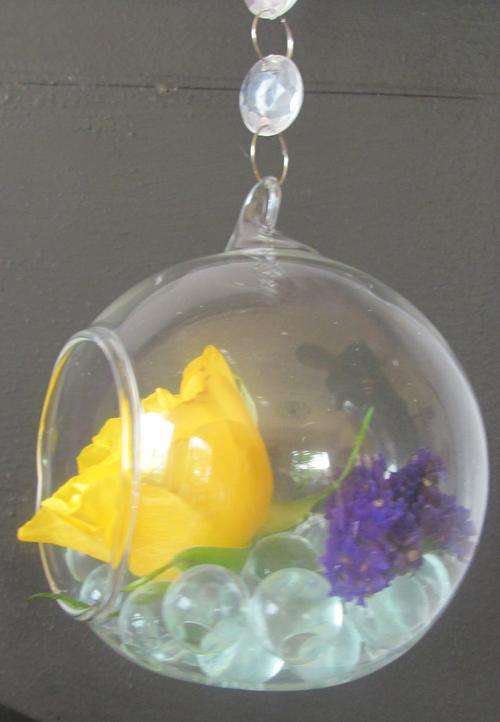 Beautiful Glass Hanging Orbs- Round Bauble