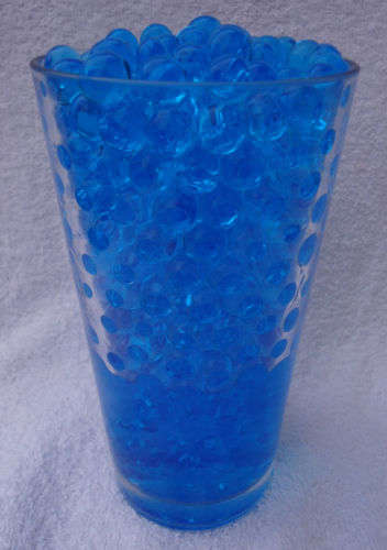1 LITRE BLUE CRYSTAL WATER BEADS