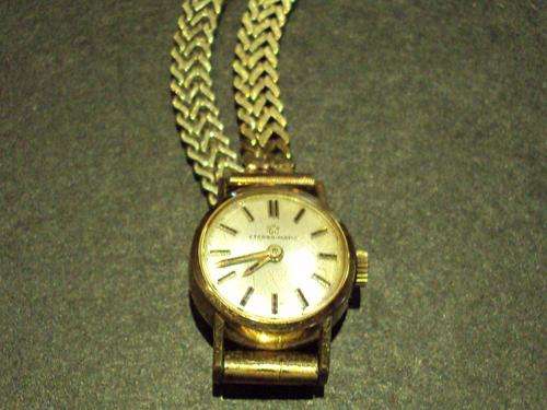 A 14ct GOLD VINTAGE ETERNA-MATIC LADIES  WATCH
