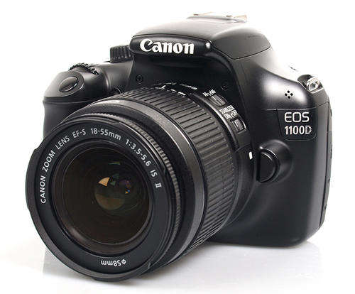 HUGE CANON EOS 1100D CAMERA PACKAGE-2 LENSES - FLASH - BAG - TRIPOD - 2 MEM CARDS!!  - FREE SHIPPING
