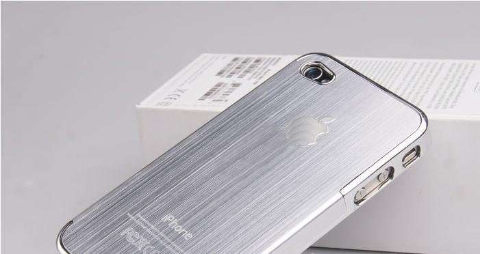 Stylish apple design case for Apple iPhone 4 & 4S protective cover.