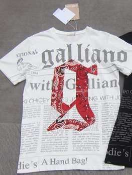 John Galliano men short sleeve t-shirts
