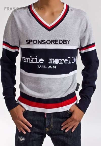 Brand new style FRANKIE MORELLO MAN leisure mens SWEATER.