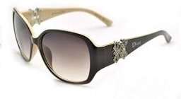 Christian Dior fashion ladies jade stars gradient design sunglasses.