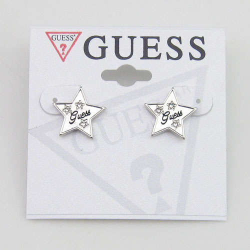 brand new Clarke GUESS star pentacle earrings