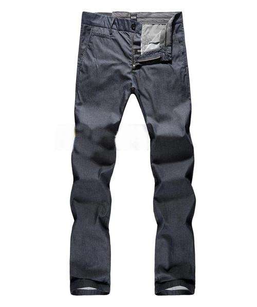 HUGO BOSS new authentic men's cotton business regular fit casual pants