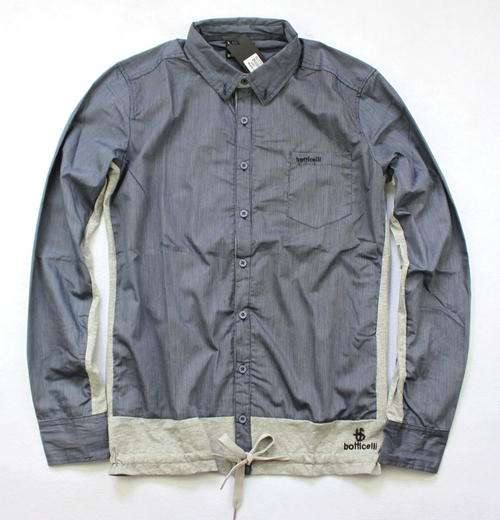 Famous Italian designer ROBERTO BOTTICELLI  style men's long sleeve shirt.
