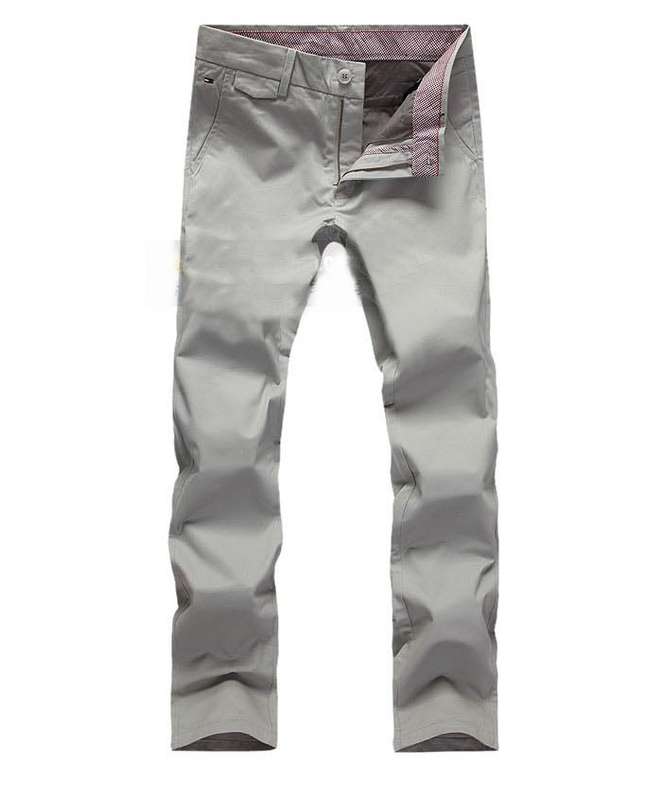 Tommy new authentic men's simple and straight cotton casual pants with shop bag size 34.