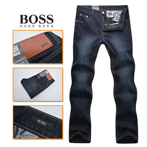 HUGO BOSS straight new style cotton business casual fashion men's jeans size 34.