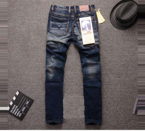 Italy brand new Diesel boom racing retro men's slim fit jeans.