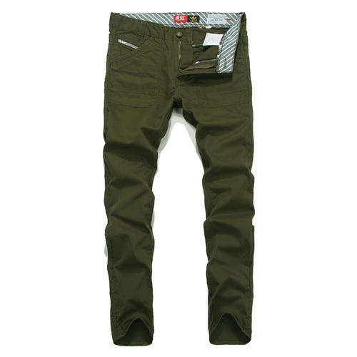 Brand new men's Diesel Adidas army green camouflage standard casual pants.