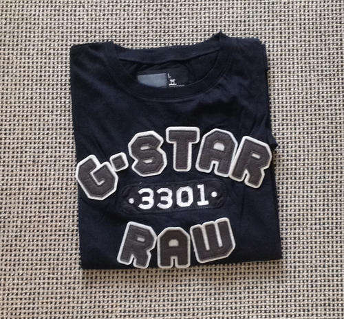 Brand new G STAR raw denim 3301 men's slim fit short-sleeve T shirt.