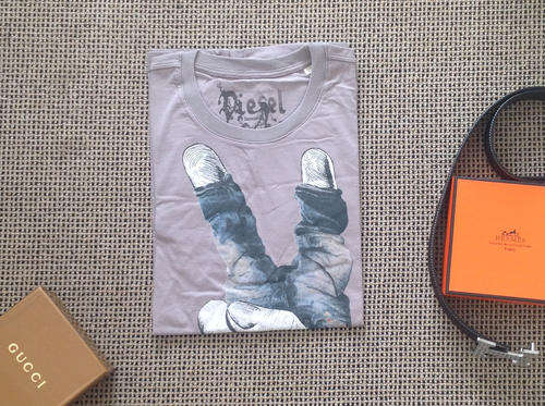 Brand new Diesel men's slim fit short-sleeve T shirt.