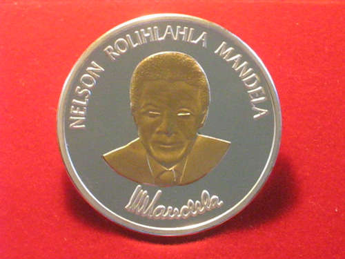 Nelson Mandela - A Long Walk to Freedom (Silver plated and 24KT Layered Gold)