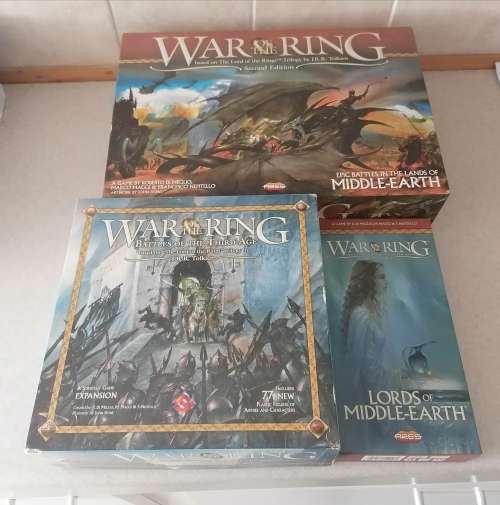 War of the Rings (Lord of the Rings) - Board game with many extras