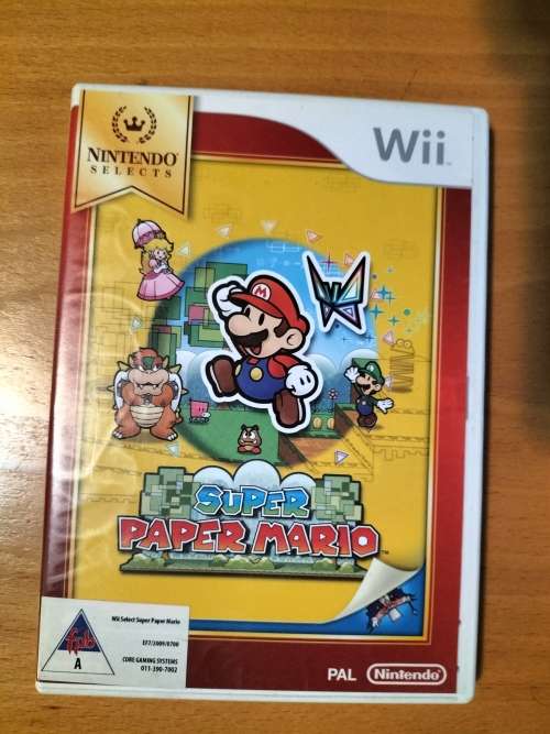 Wii game : Super Paper Mario (Wii)