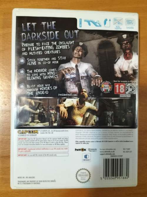 Wii game : Resident Evil Dark side Chronicles (Wii)