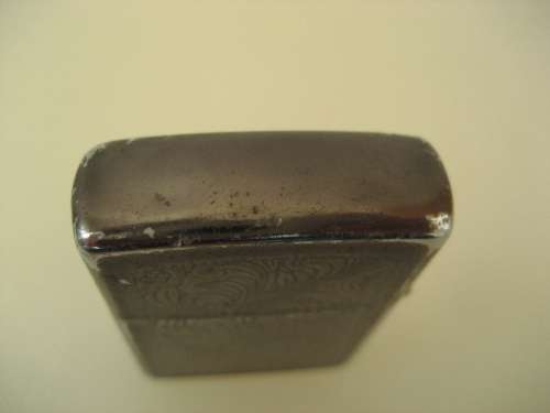 Vintage Zippo Lighter Bradford USA Classic Gunmetal Finish Flowers and Foliage