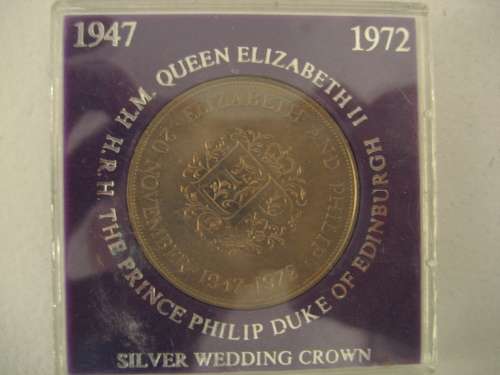 1972 Silver Wedding Anniversary Crown