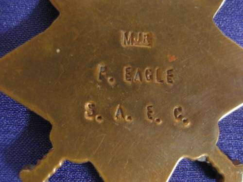 World War 1 Medal Group Major Percy James Eagle South African Engineering Corps Full Size