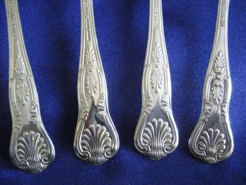 Kings Pattern Spoons Job Lot Fruit, Tea and Coffee Spoons and an Egg Spoon