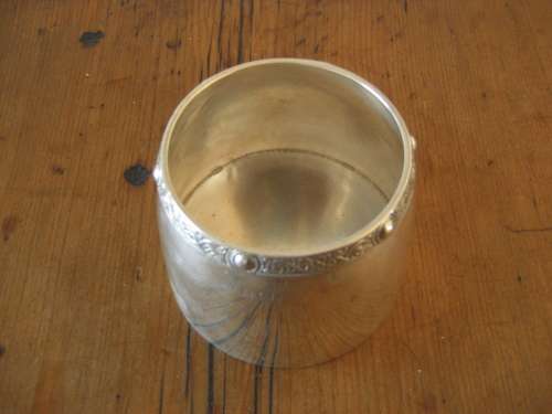 Sterling Silver Art Deco Celtic Design Sugar Bowl Birmingham 1934 Roberts and Dore