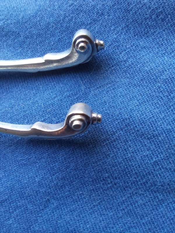 Solid  Silver Matched Pair Pastry Fork and Coffee Spoon Dutch 835