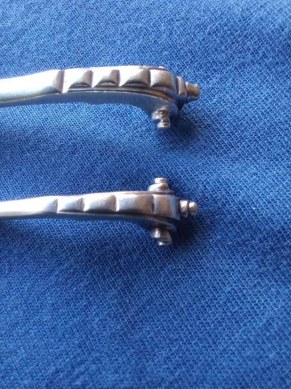 Solid  Silver Matched Pair Pastry Fork and Coffee Spoon Dutch 835