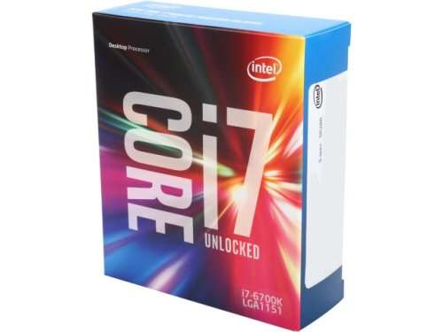Brand New Intel Core i7-6700K 8M Skylake Quad-Core 4.0 GHz LGA 1151 91W Desktop Processor