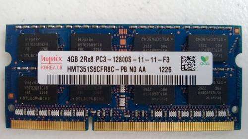 BRAND NEW Hynix 4Gb Pc3-12800 (Ddr3-1600Mhz) Sodimm HMT351S6CFR8C-Pb