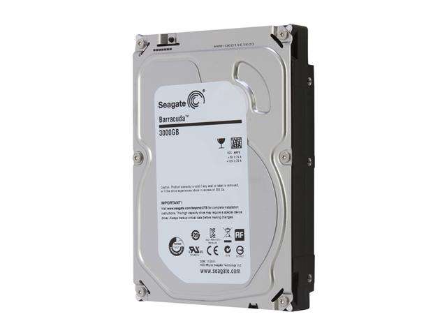 BRAND NEW Seagate Barracuda ST3000DM001 3TB 7200 RPM 64MB Cache SATA 6.0Gb/s 3.5" Hard Drive