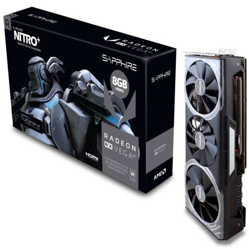 Sapphire Radeon RX Vega 64 Nitro+ Edition 8GB PCI-E 3.0 Desktop Graphics Card