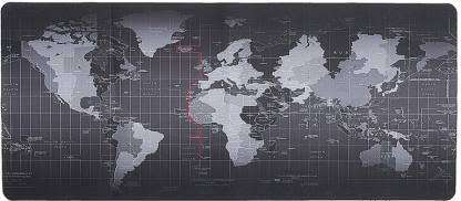 World Map Mouse Pad -  Large 80cm x 30cm x 3cm