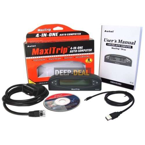 MaxiTrip TP100 Trip Computer OBD2 OBDII Code Reader