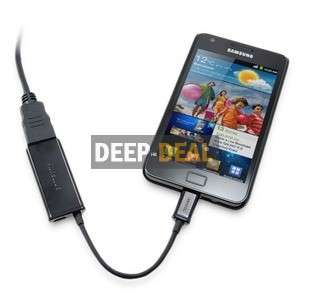 Samsung Galaxy S2 i9100 HTC G14 MHL HDTV Micro USB to HDMI adapter