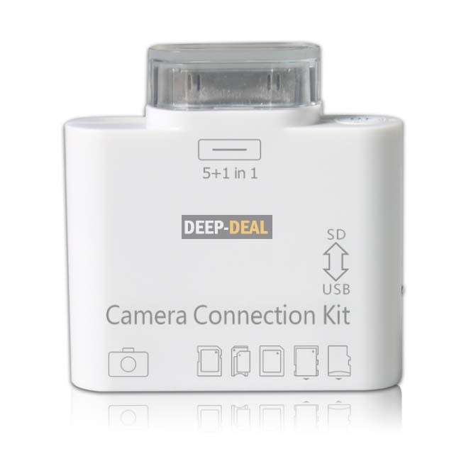 5 in 1 USB Camera Connection Kit Card Reader for iPad 2 SD TF CARD READER