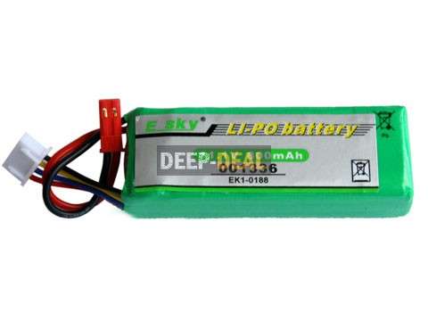 11.1V 800mAh Li-Polymer po Esky EK1-0188 BIG lama E-500 Honey Bee 2 FP