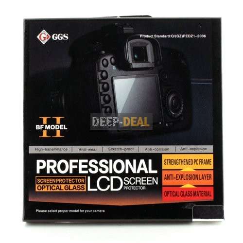 GGS BF LCD Glass Screen Protector for Canon EOS 5D Mark III 5D3