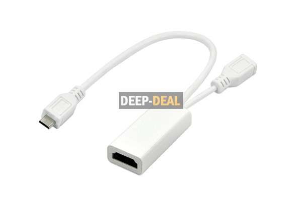 Samsung galaxy phone S2 i9100 i9220 MHL Micro USB to HDMI adapter