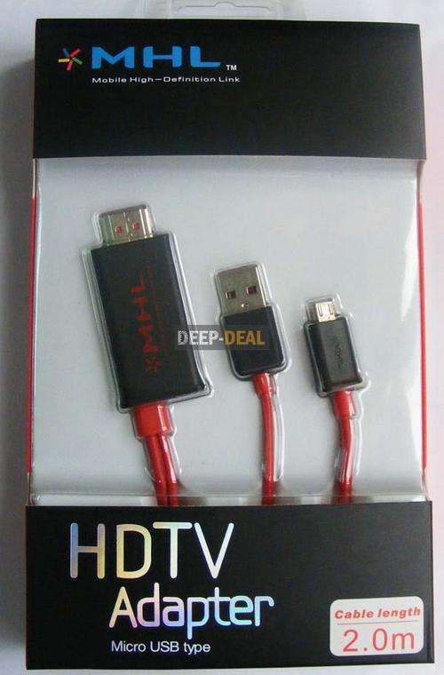 Samsung Galaxy SII/Note/Nexusâ/LTE MHL Micro USB to HDMI Adapter Cable